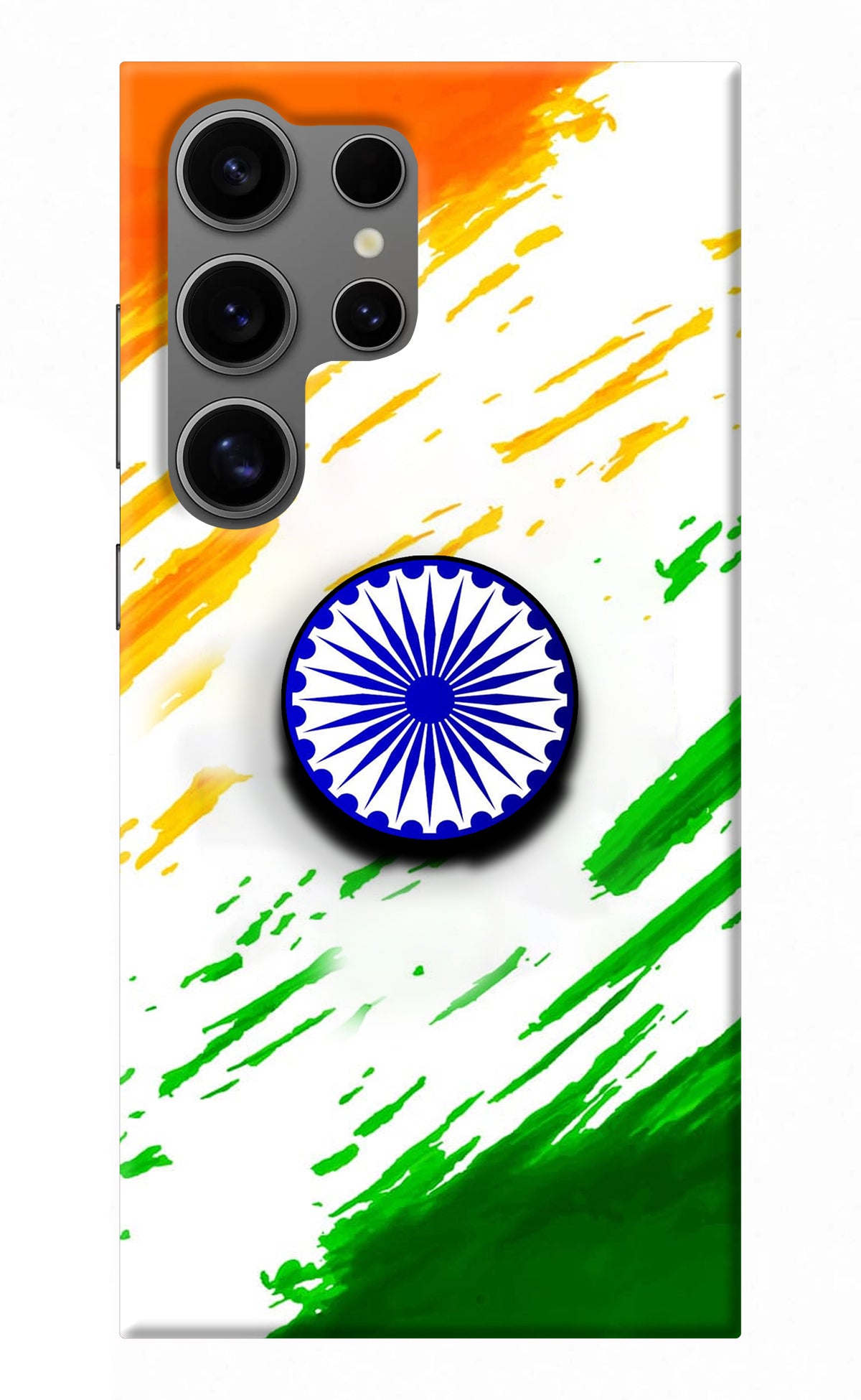 Indian Flag Ashoka Chakra Samsung S24 Ultra Pop Case
