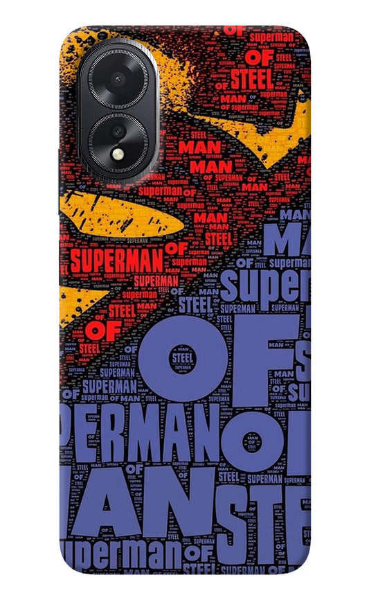Superman Oppo A18/Oppo A38 Back Cover