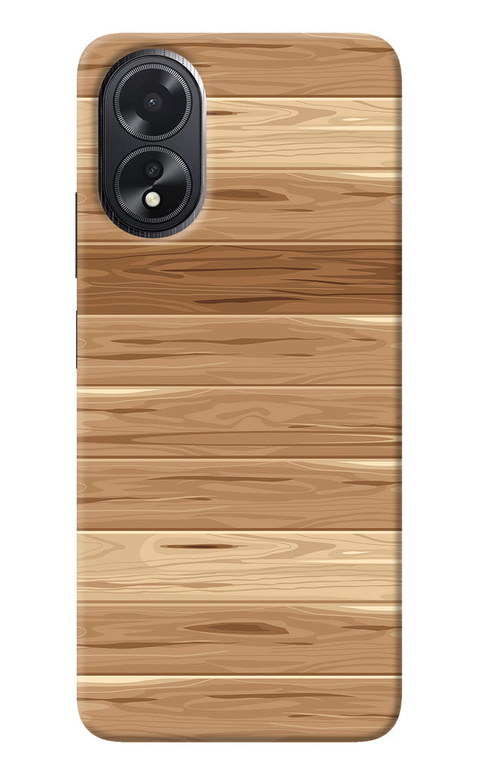 Wooden Vector Oppo A18/Oppo A38 Back Cover