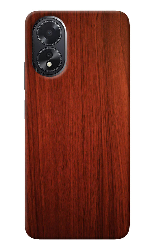 Wooden Plain Pattern Oppo A18/Oppo A38 Back Cover