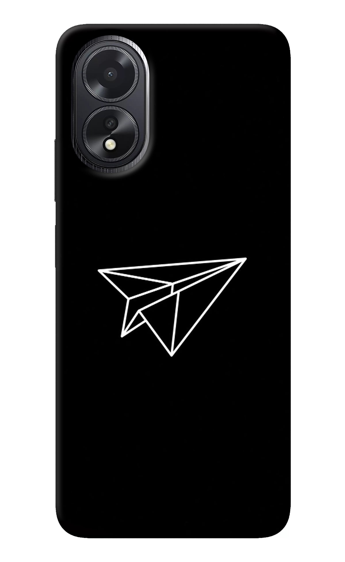 Paper Plane White Oppo A18/Oppo A38 Back Cover