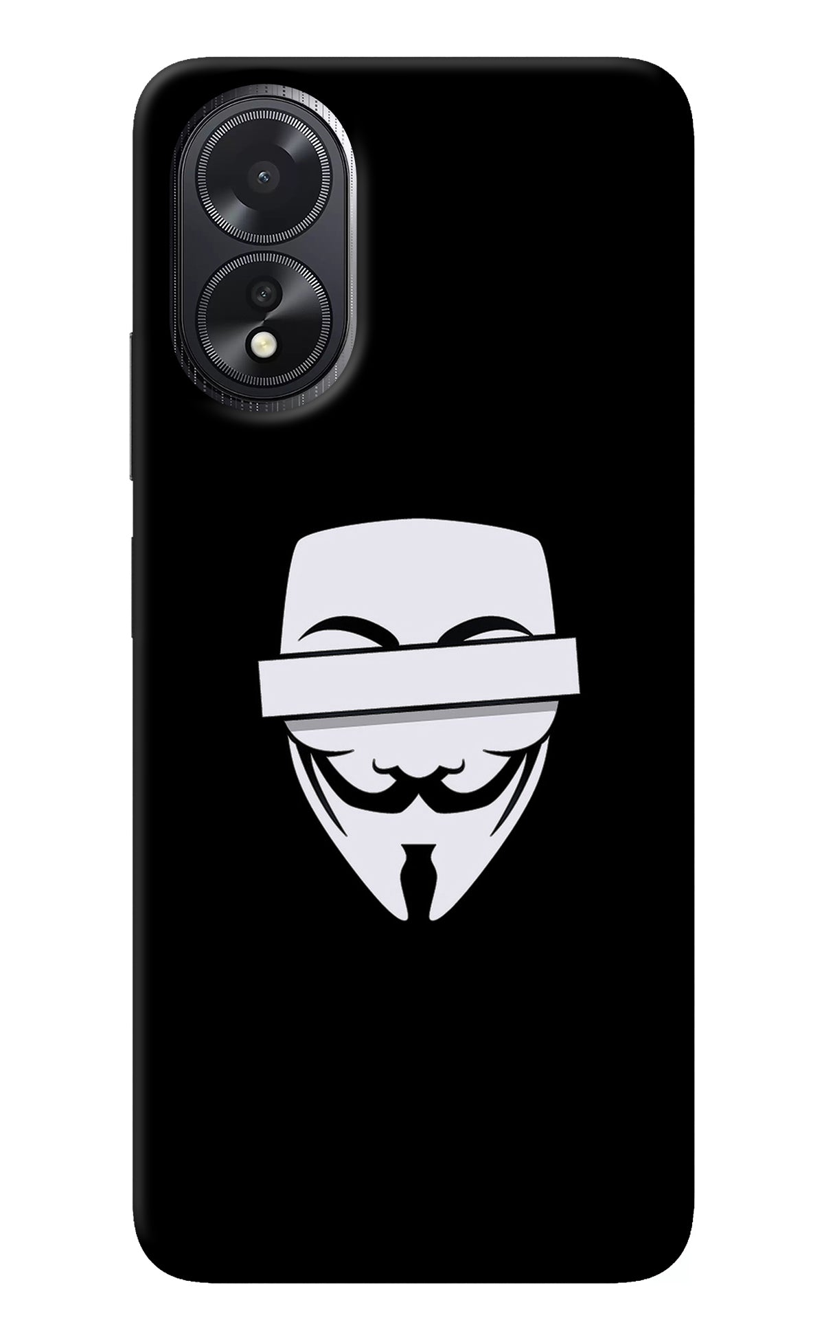 Anonymous Face Oppo A18/Oppo A38 Back Cover