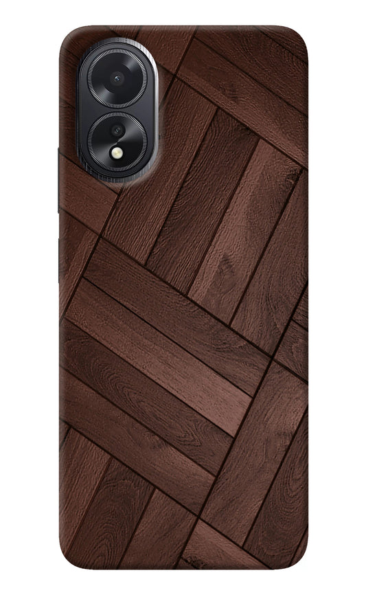 Wooden Texture Design Oppo A18/Oppo A38 Back Cover