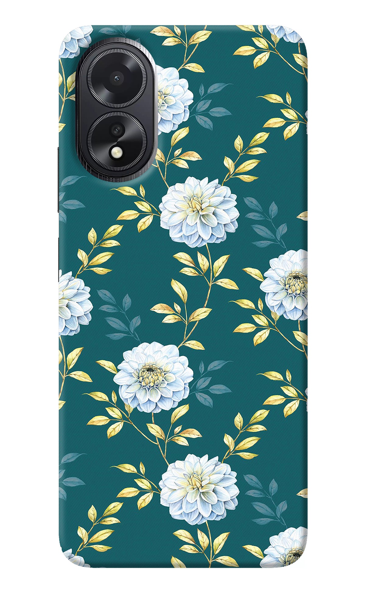 Flowers Oppo A18/Oppo A38 Back Cover