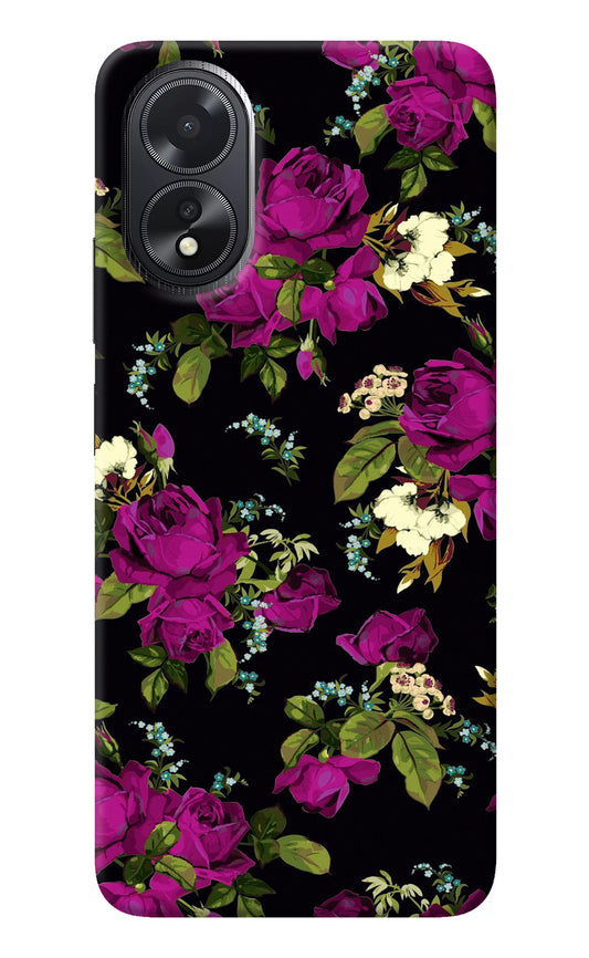 Flowers Oppo A18/Oppo A38 Back Cover