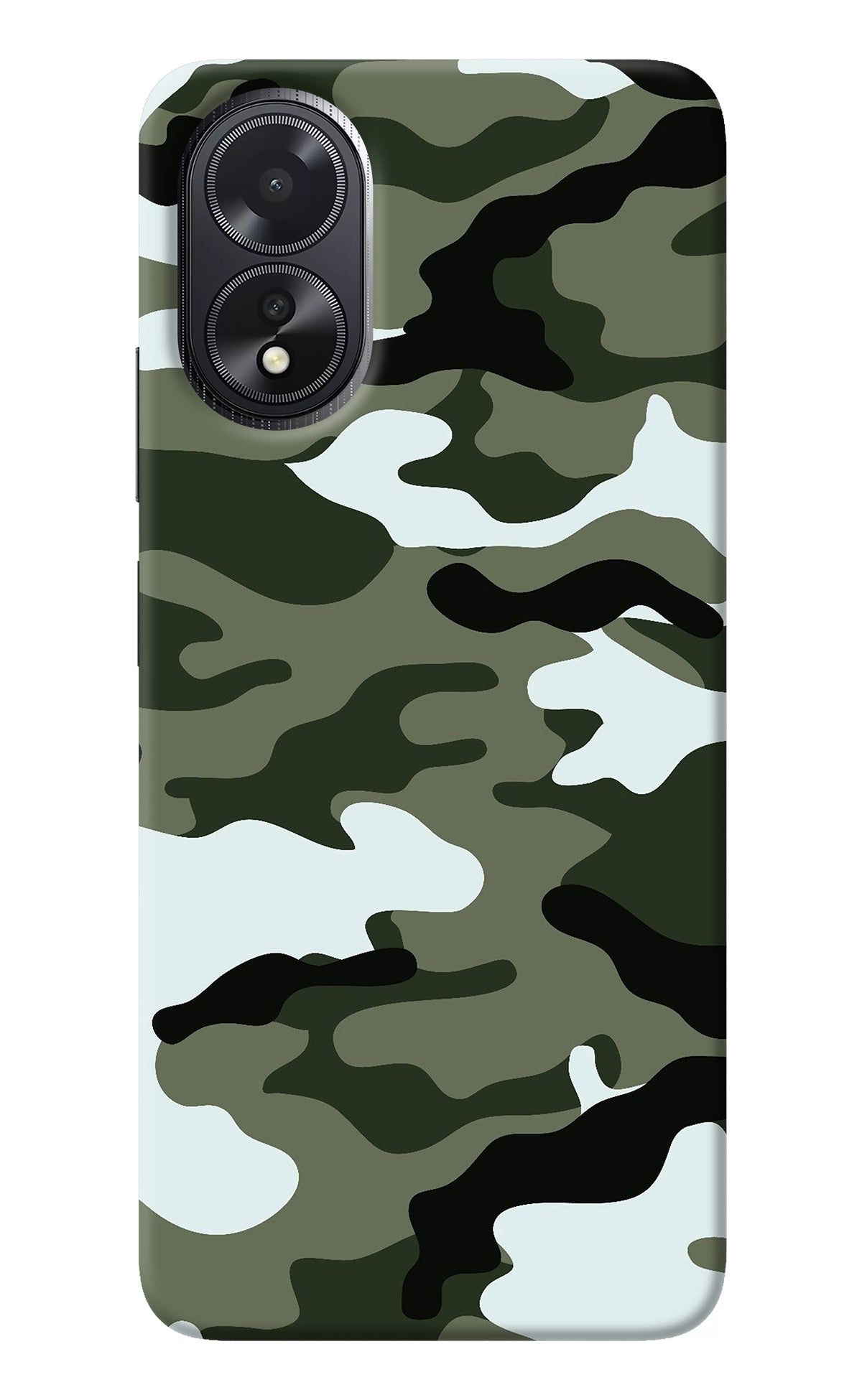 Camouflage Oppo A18/Oppo A38 Back Cover