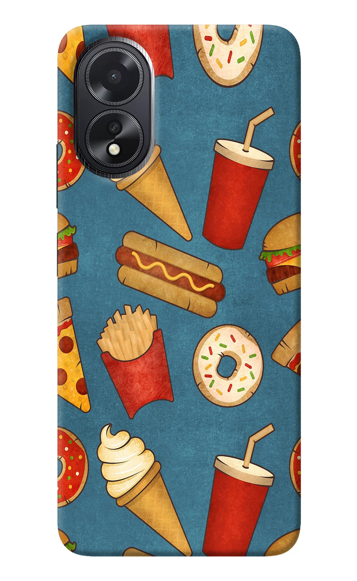 Foodie Oppo A18/Oppo A38 Back Cover