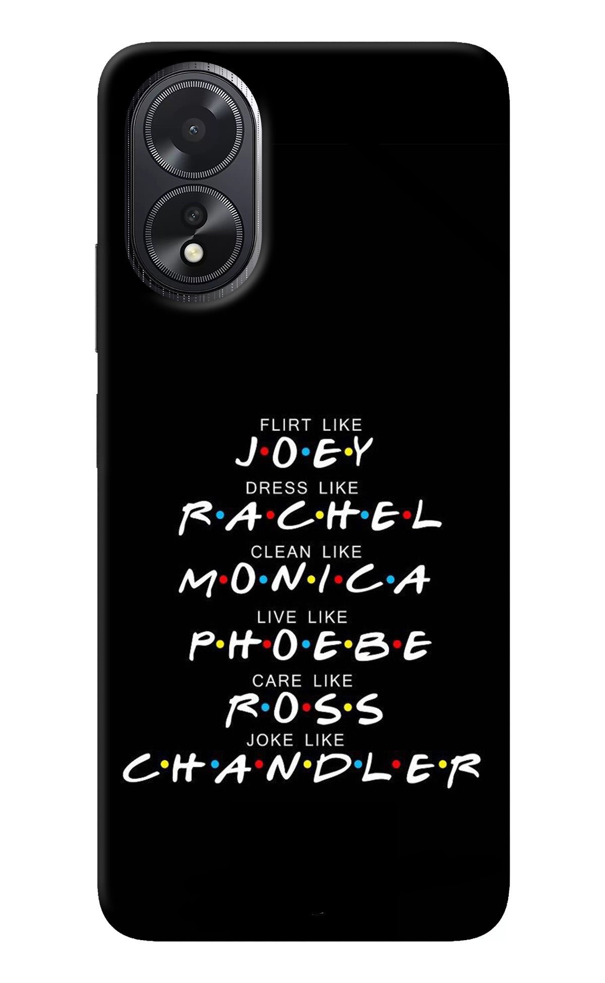 FRIENDS Character Oppo A18/Oppo A38 Back Cover