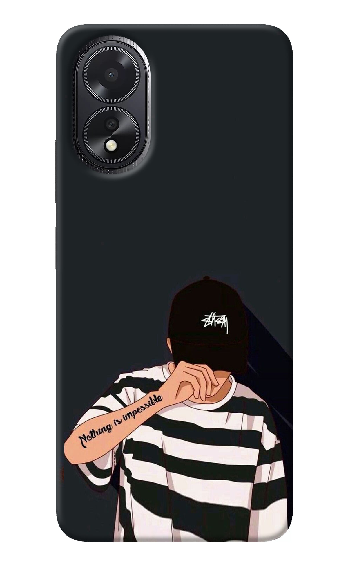 Aesthetic Boy Oppo A18/Oppo A38 Back Cover