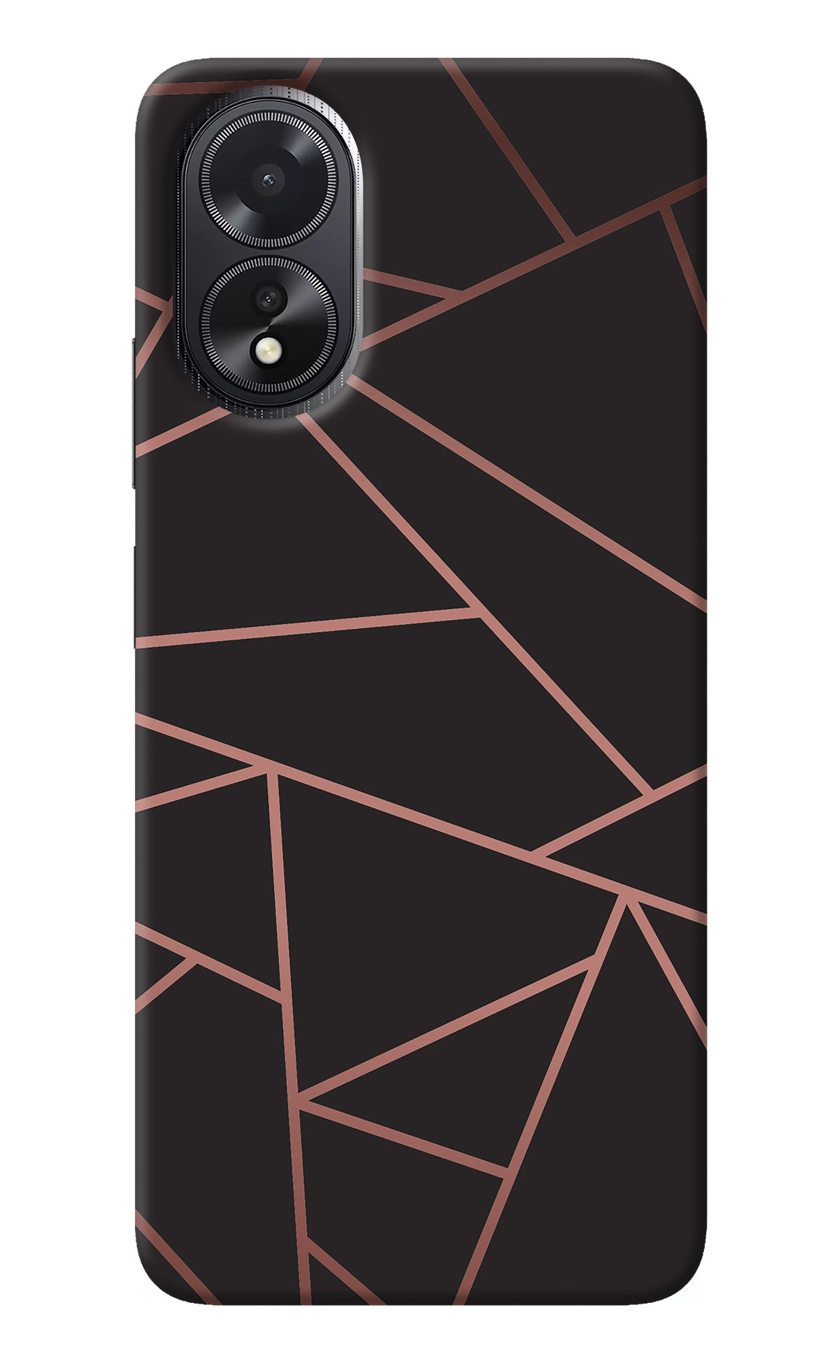 Geometric Pattern Oppo A18/Oppo A38 Back Cover