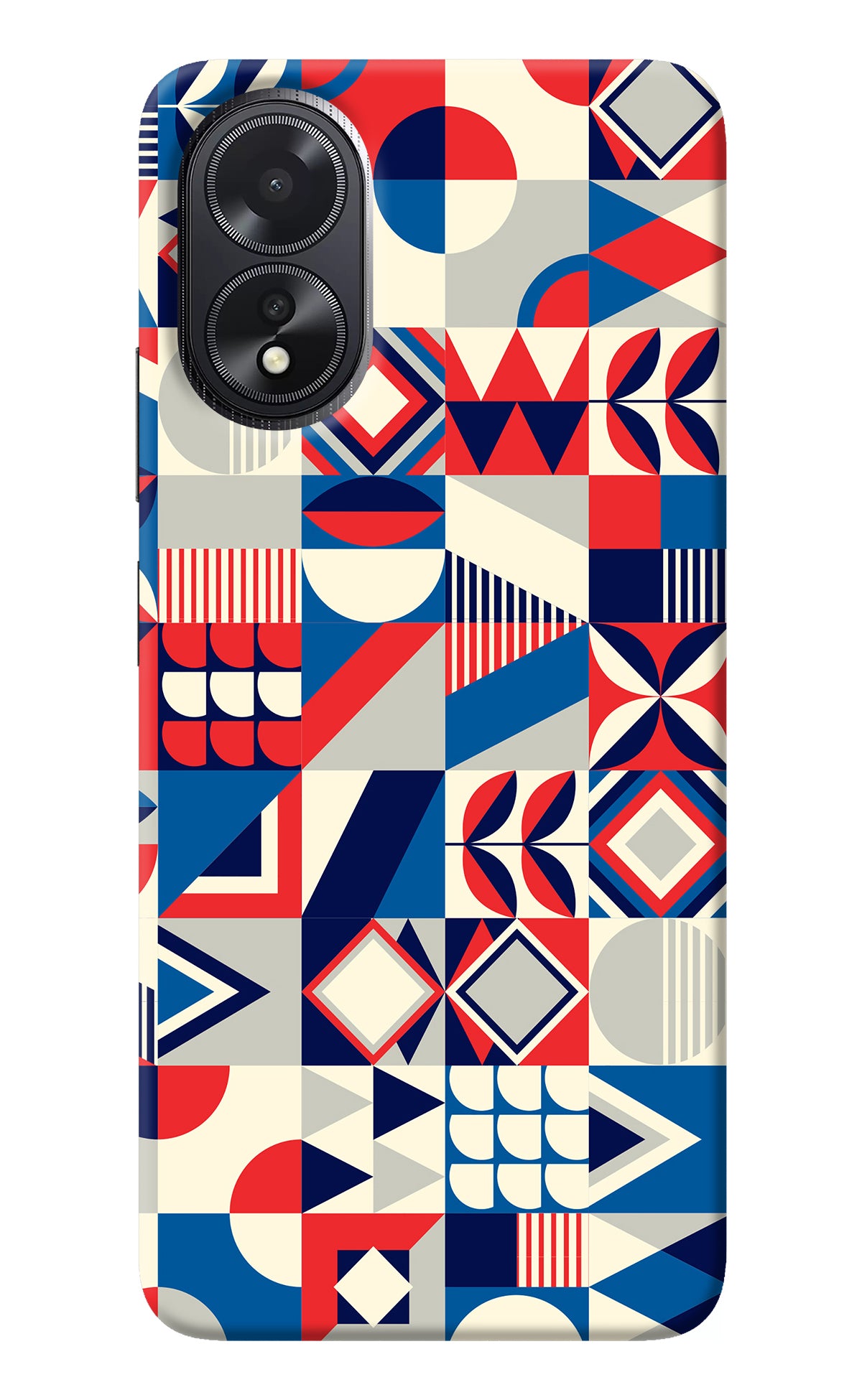 Colorful Pattern Oppo A18/Oppo A38 Back Cover