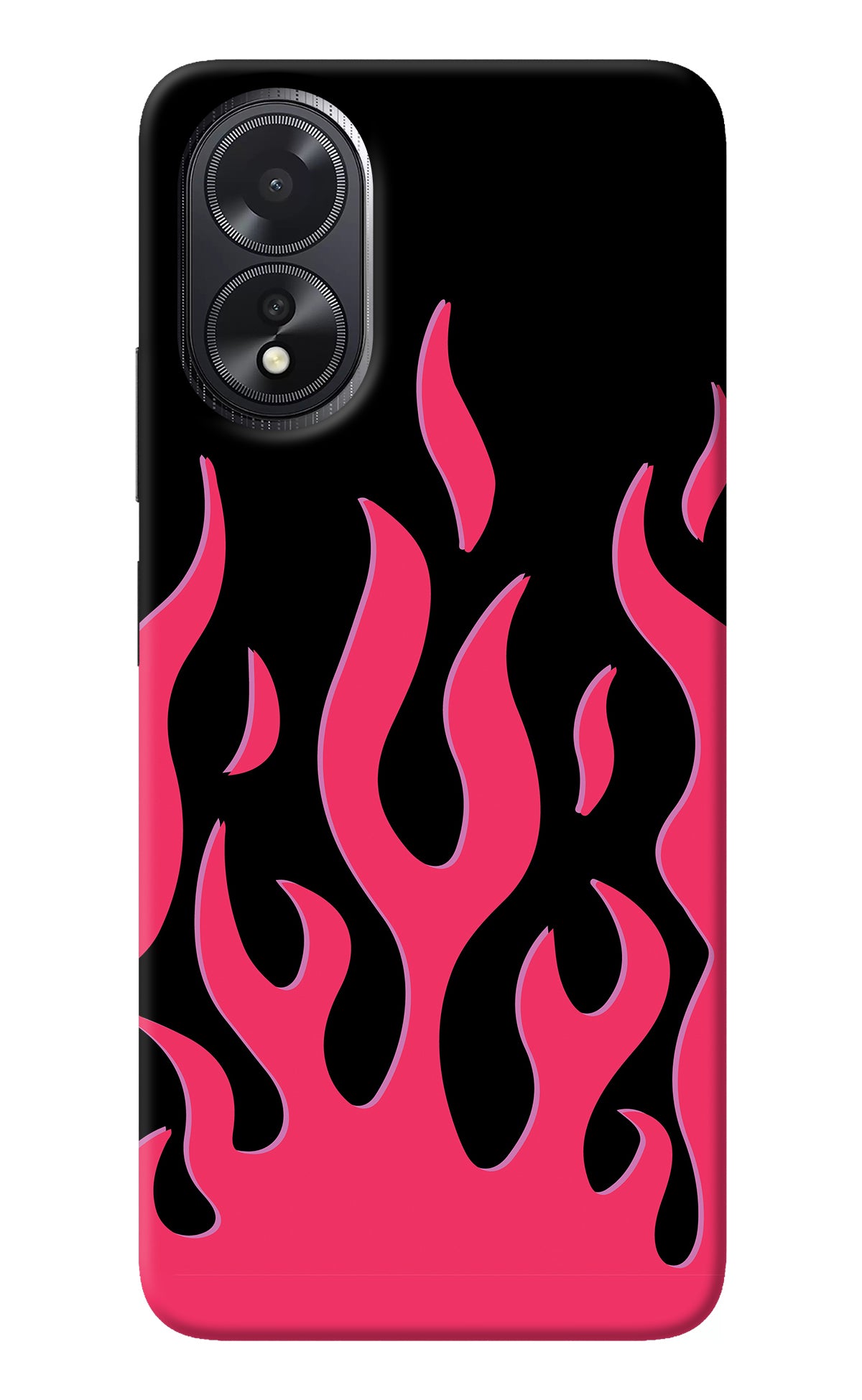 Fire Flames Oppo A18/Oppo A38 Back Cover