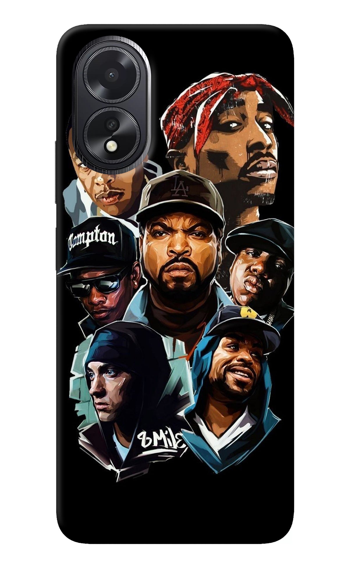 Rappers Oppo A18/Oppo A38 Back Cover