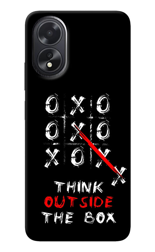 Think out of the BOX Oppo A18/Oppo A38 Back Cover
