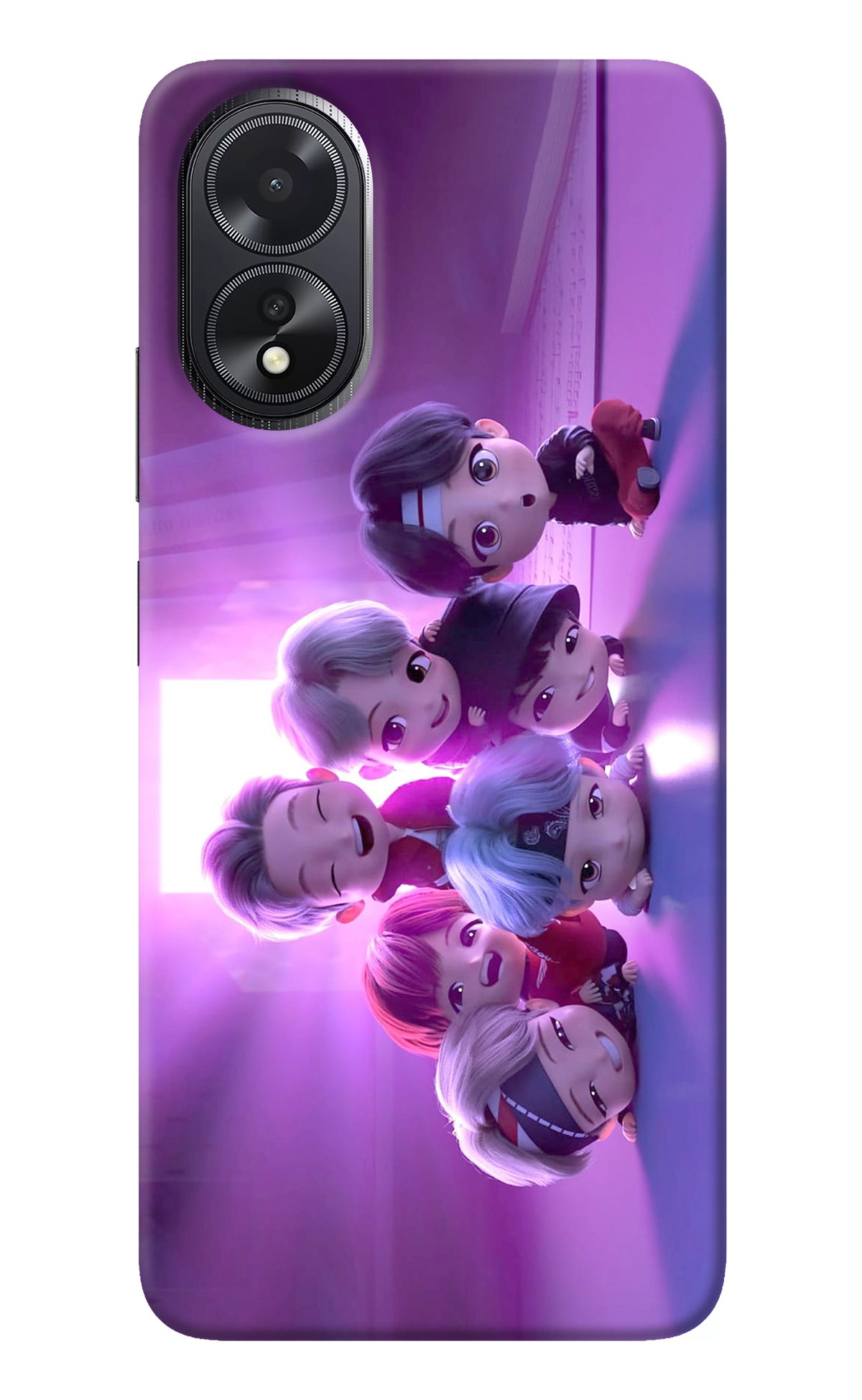 BTS Chibi Oppo A18/Oppo A38 Back Cover