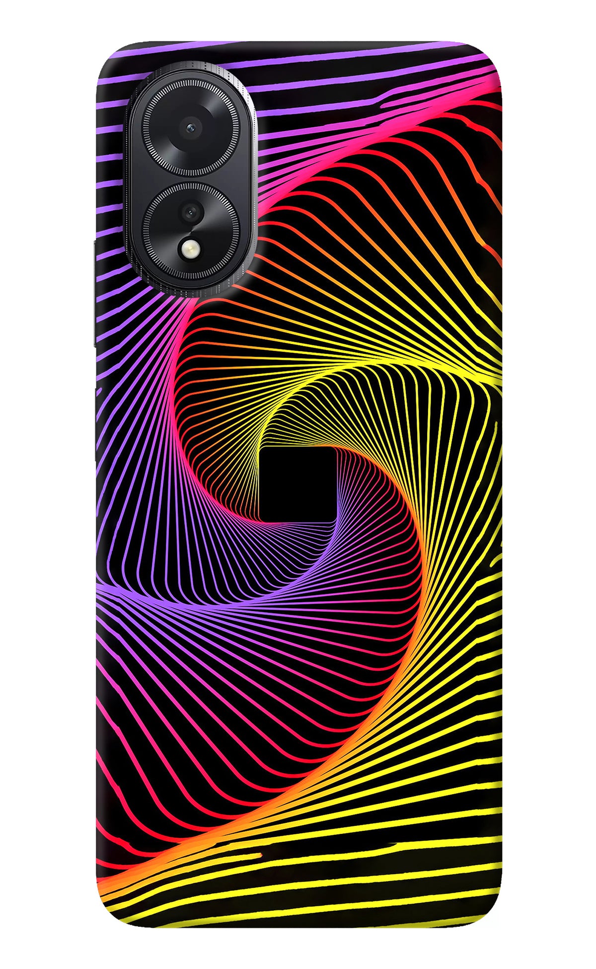 Colorful Strings Oppo A18/Oppo A38 Back Cover