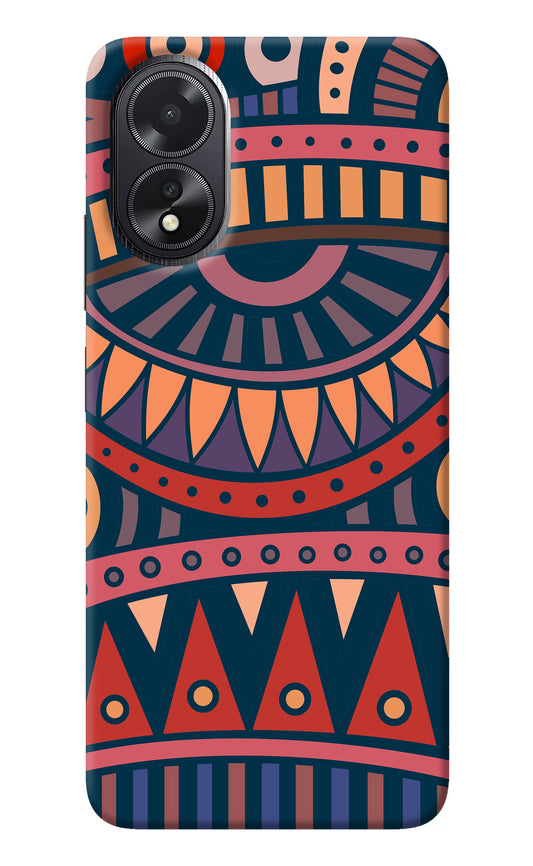 African Culture Design Oppo A18/Oppo A38 Back Cover