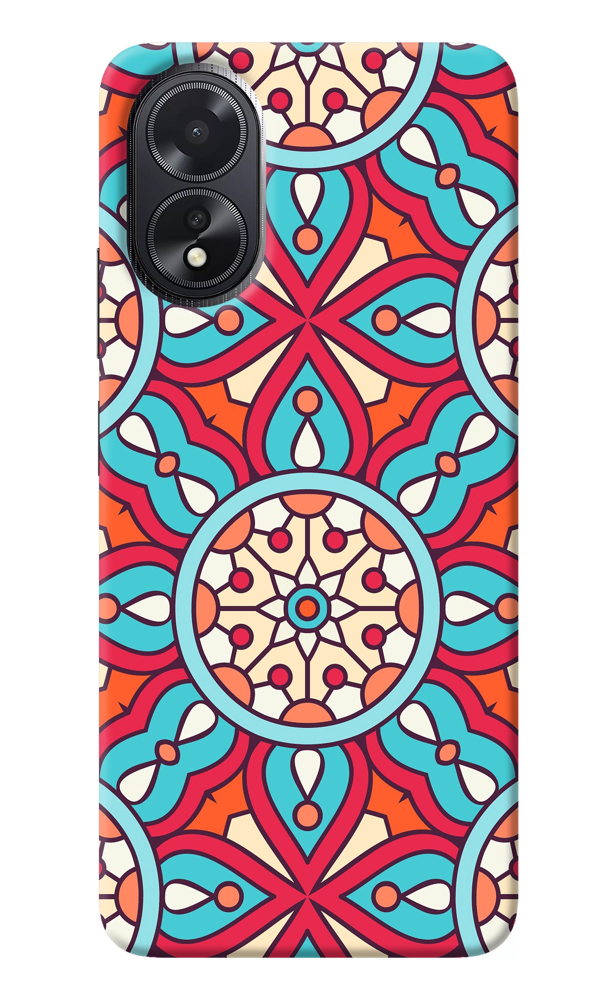 Mandala Geometric Oppo A18/Oppo A38 Back Cover