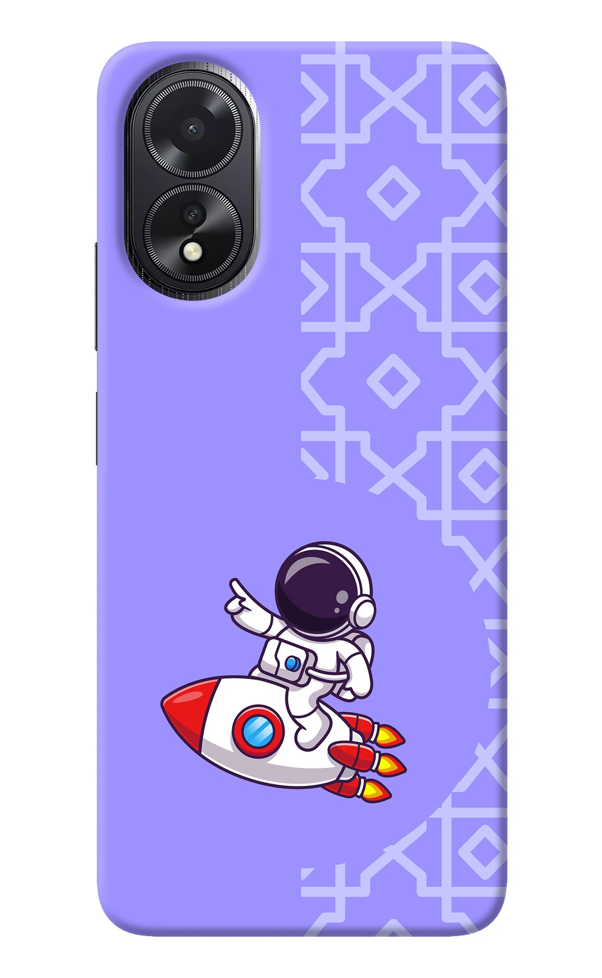 Cute Astronaut Oppo A18/Oppo A38 Back Cover