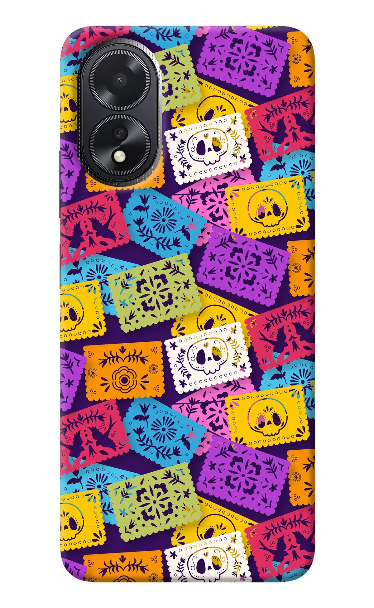 Mexican Pattern Oppo A18/Oppo A38 Back Cover