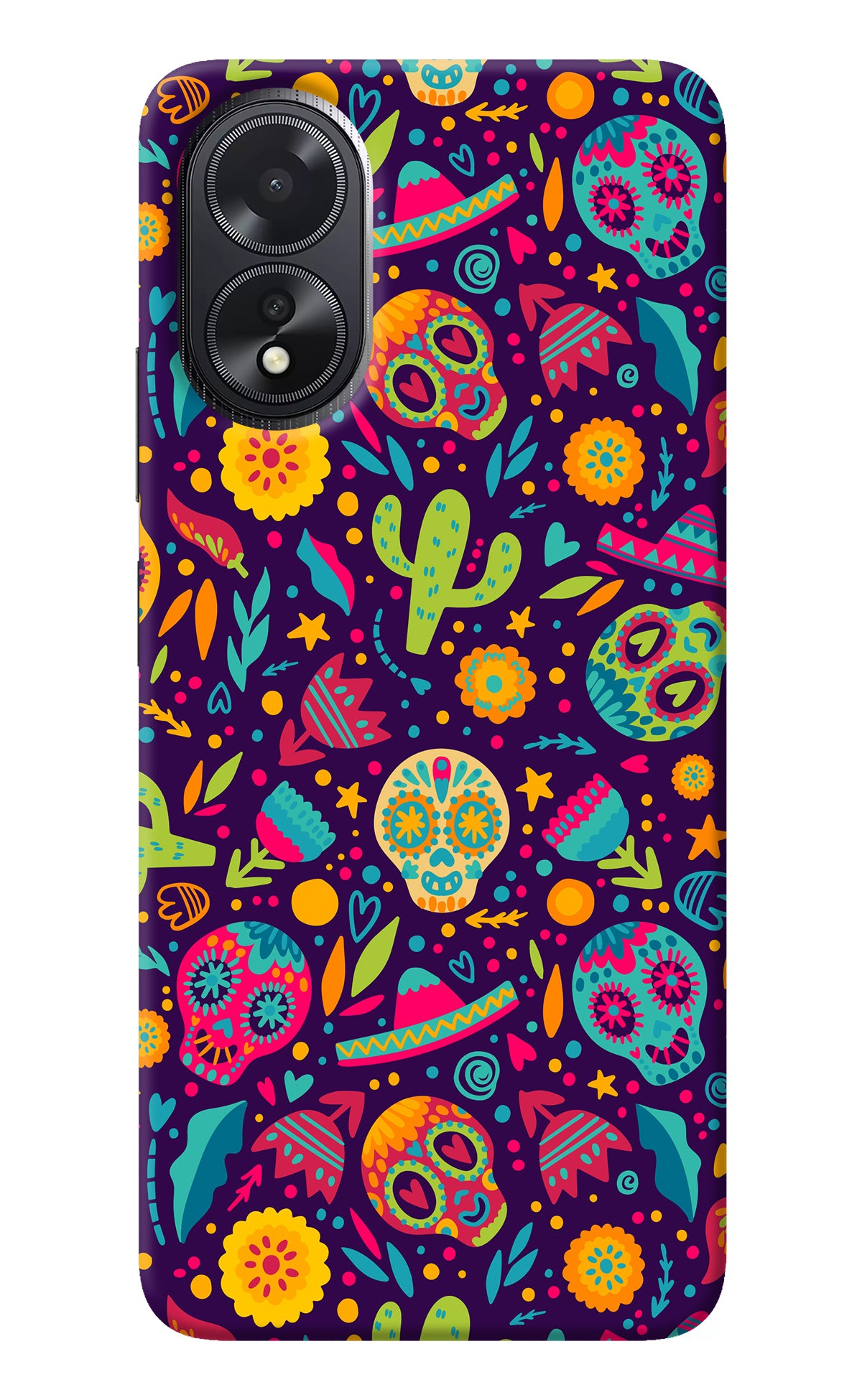 Mexican Design Oppo A18/Oppo A38 Back Cover