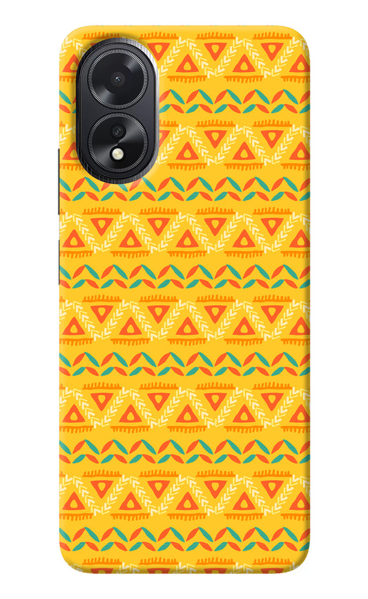 Tribal Pattern Oppo A18/Oppo A38 Back Cover