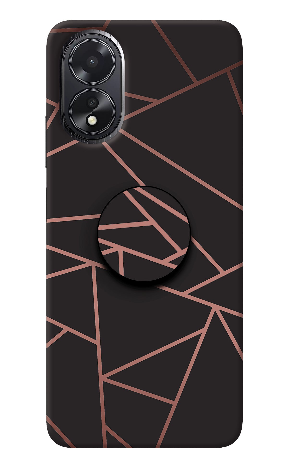 Geometric Pattern Oppo A18/Oppo A38 Pop Case