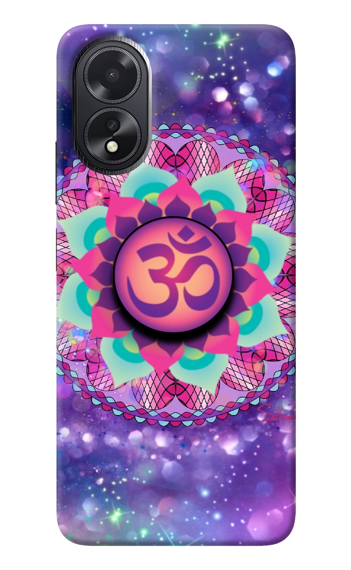 Om Purple Oppo A18/Oppo A38 Pop Case