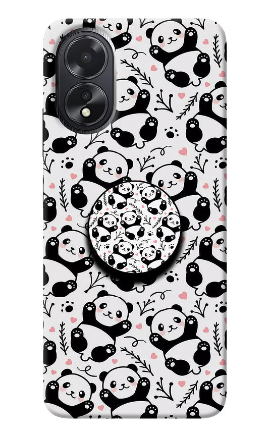 Cute Panda Oppo A18/Oppo A38 Pop Case