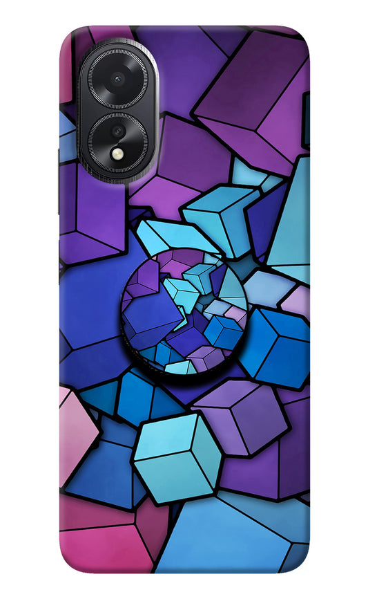 Cubic Abstract Oppo A18/Oppo A38 Pop Case