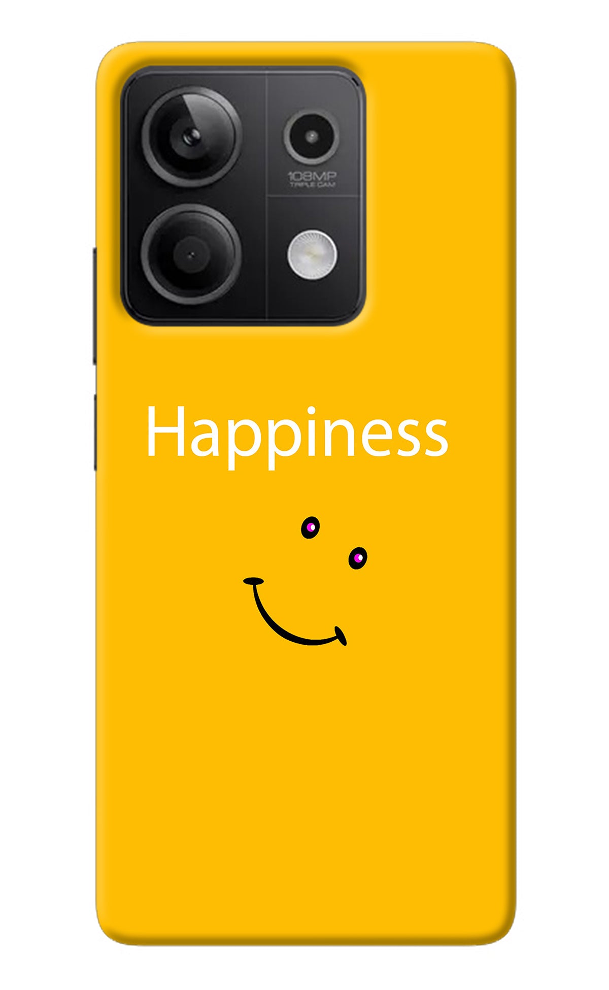 Happiness With Smiley Redmi Note 13 5G Back Cover