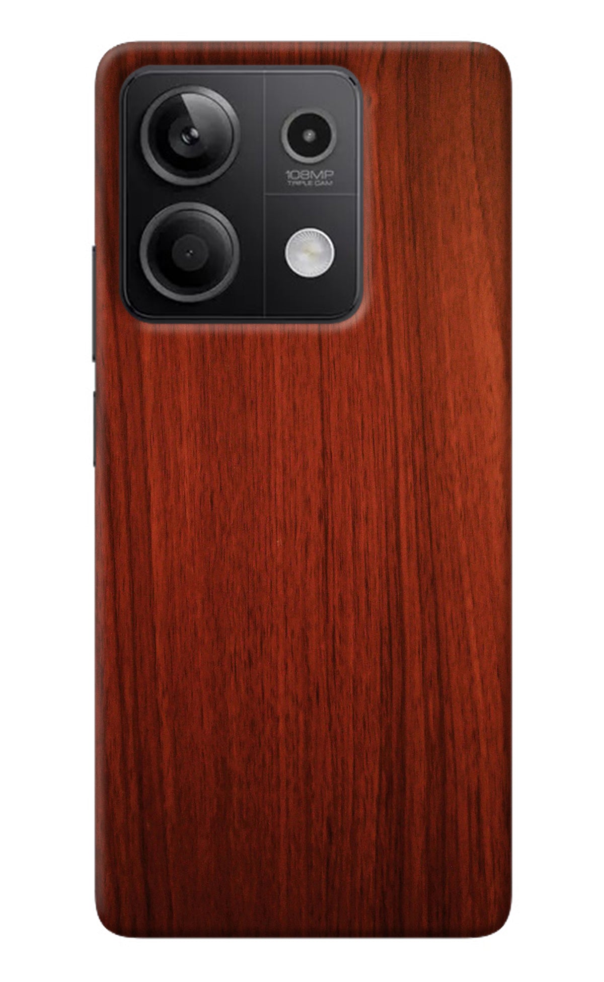 Wooden Plain Pattern Redmi Note 13 5G Back Cover