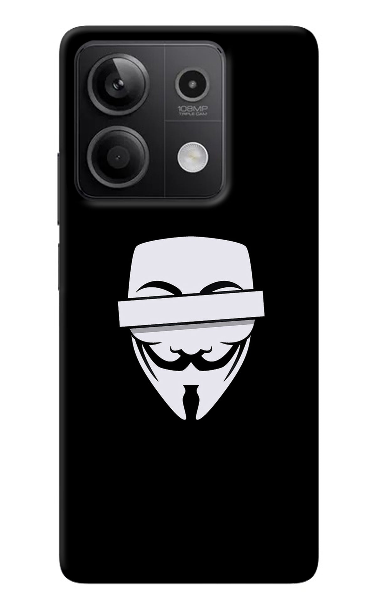 Anonymous Face Redmi Note 13 5G Back Cover