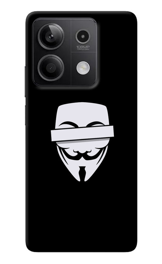 Anonymous Face Redmi Note 13 5G Back Cover