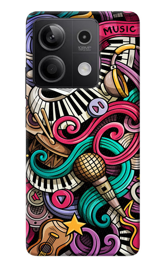 Music Abstract Redmi Note 13 5G Back Cover