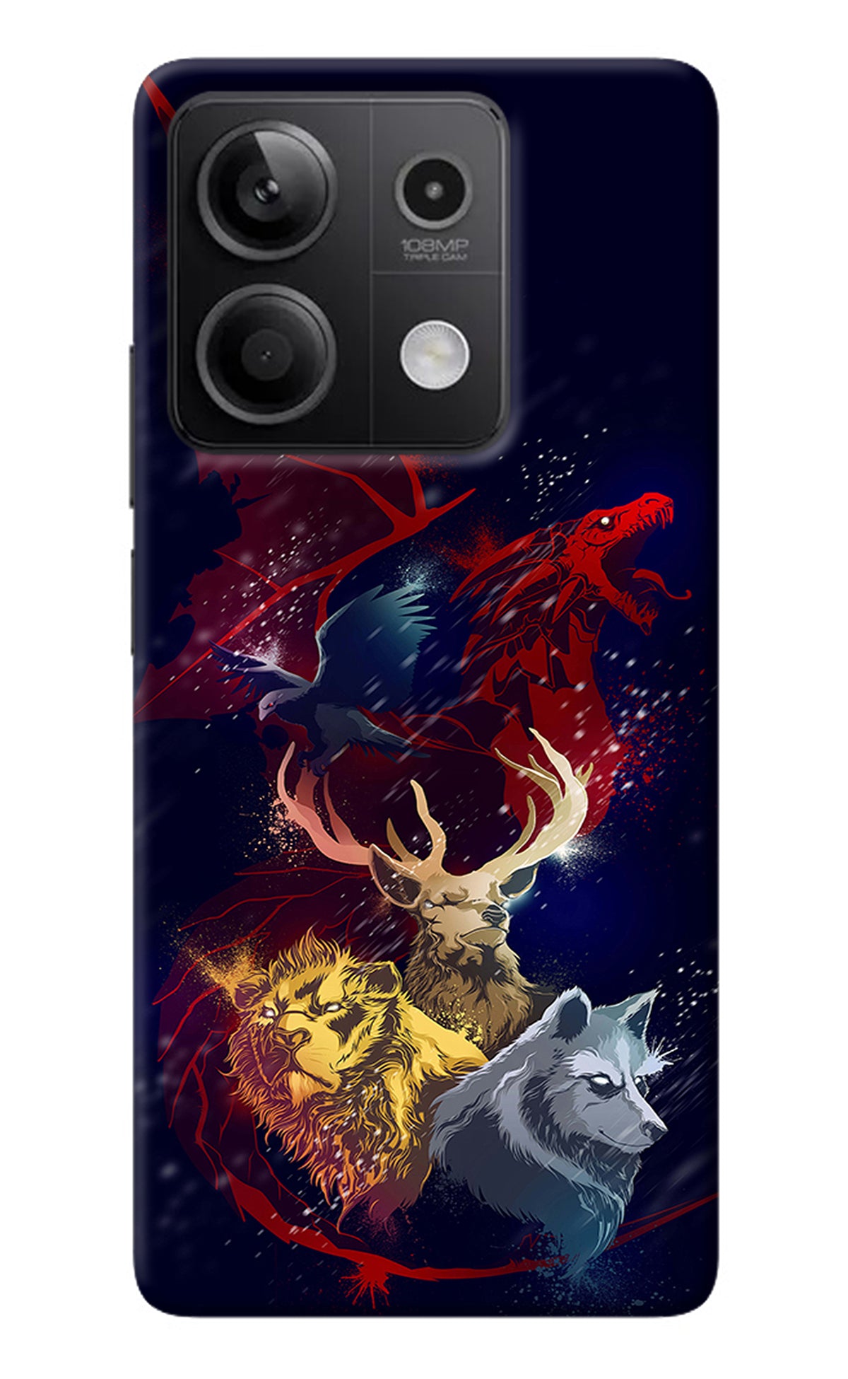 Game Of Thrones Redmi Note 13 5G Back Cover