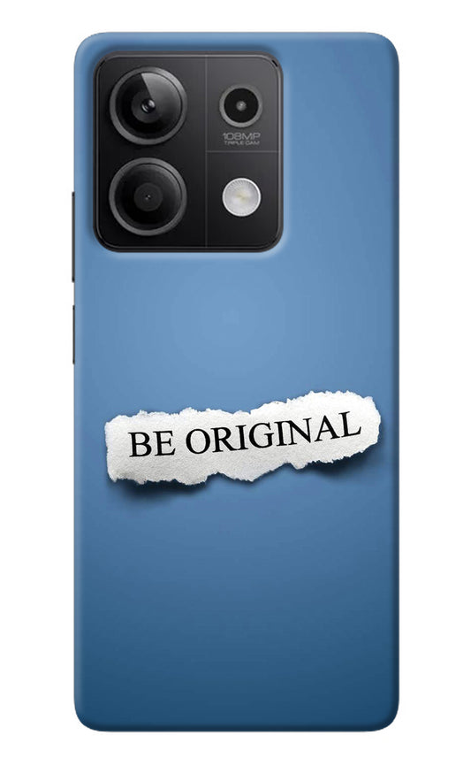 Be Original Redmi Note 13 5G Back Cover