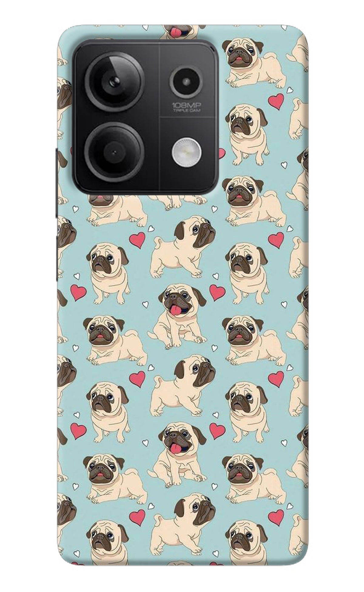 Pug Dog Redmi Note 13 5G Back Cover