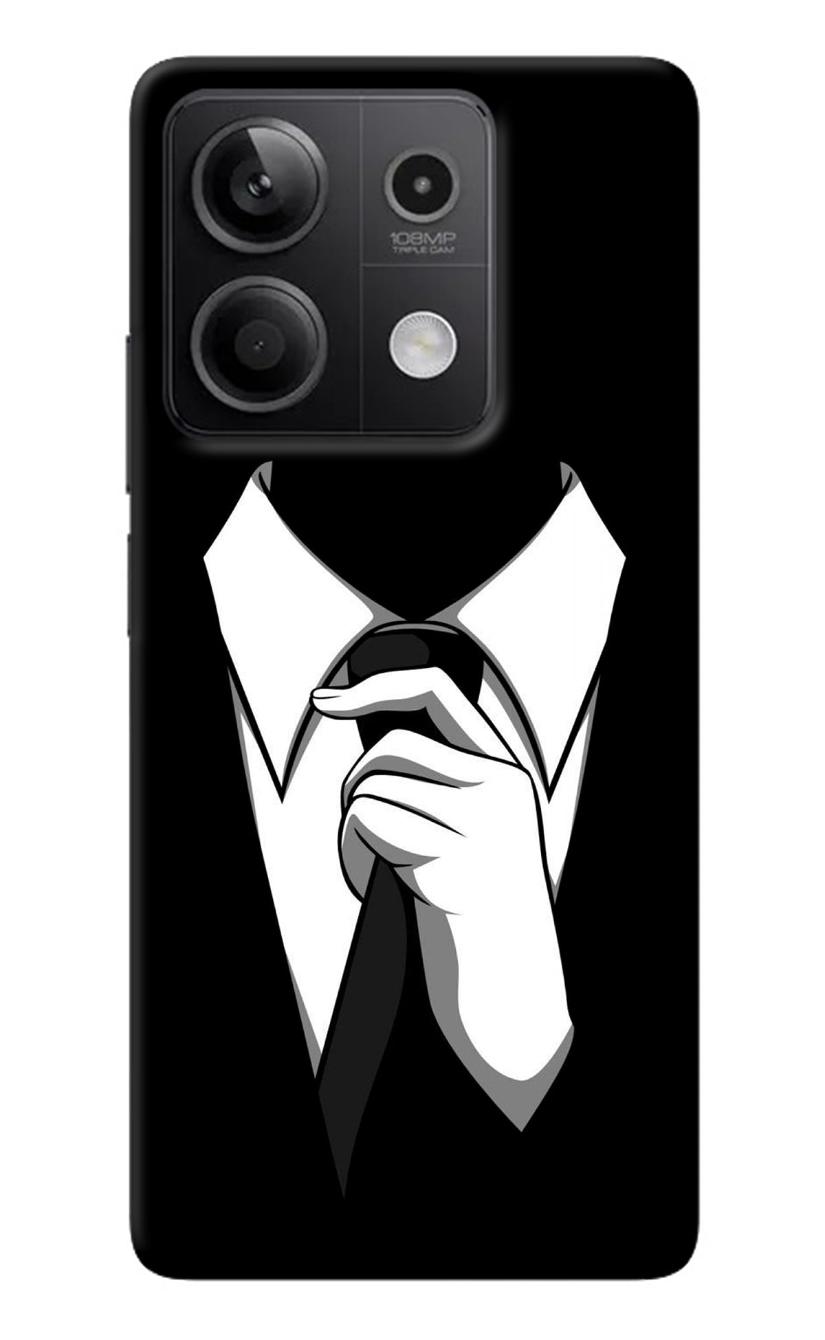 Black Tie Redmi Note 13 5G Back Cover