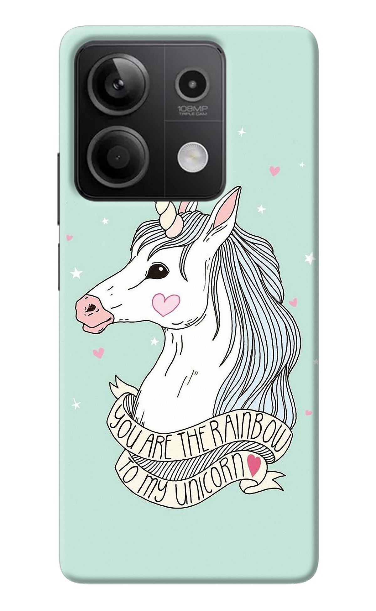 Unicorn Wallpaper Redmi Note 13 5G Back Cover