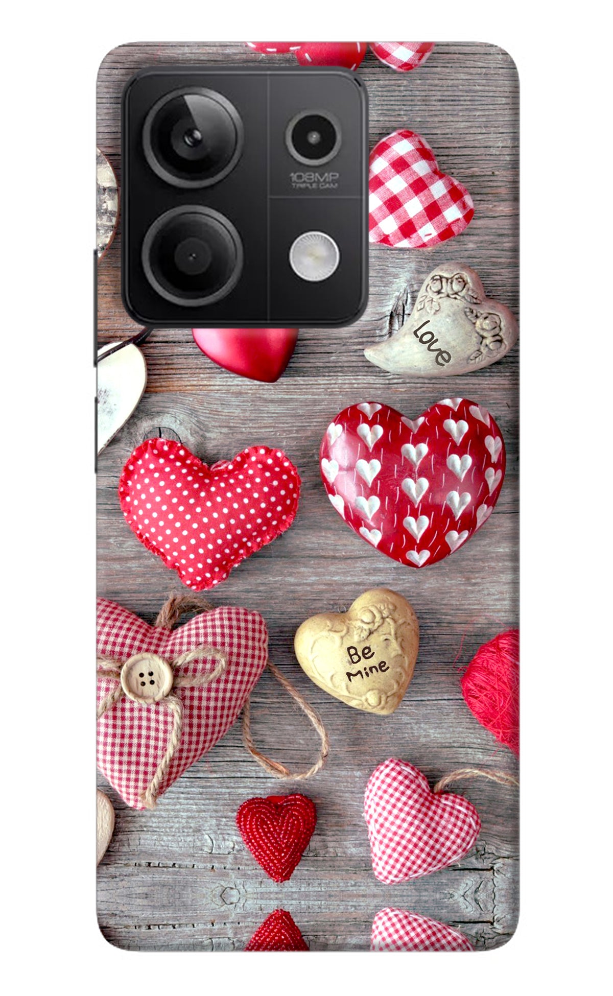 Love Wallpaper Redmi Note 13 5G Back Cover