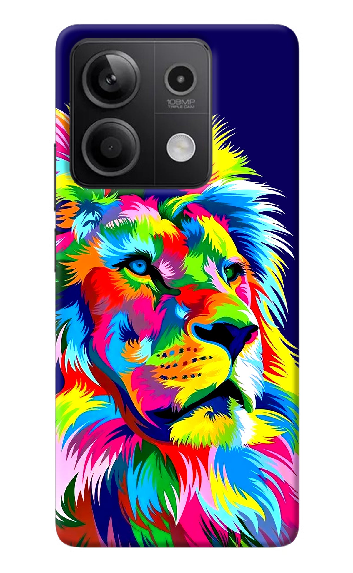 Vector Art Lion Redmi Note 13 5G Back Cover