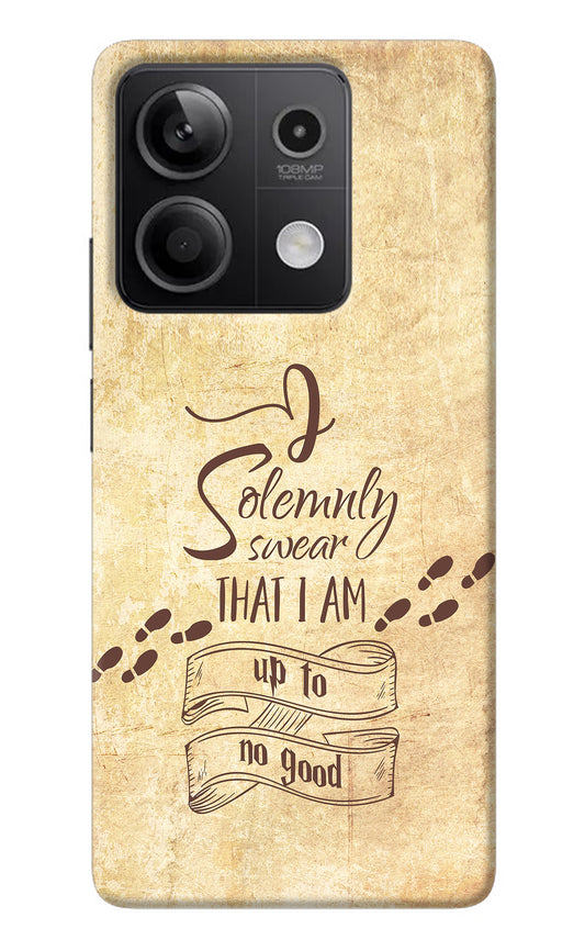 I Solemnly swear that i up to no good Redmi Note 13 5G Back Cover