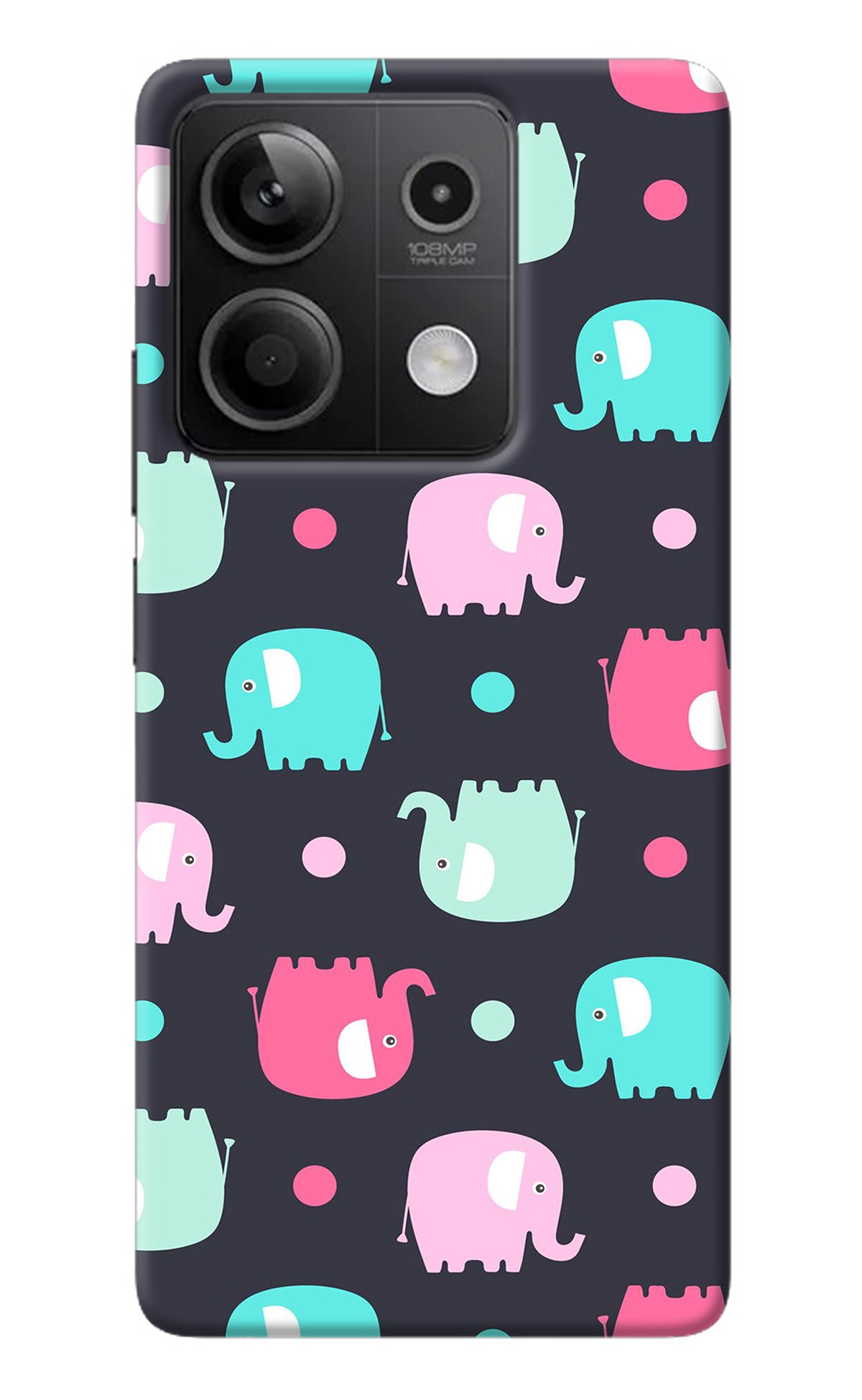 Elephants Redmi Note 13 5G Back Cover