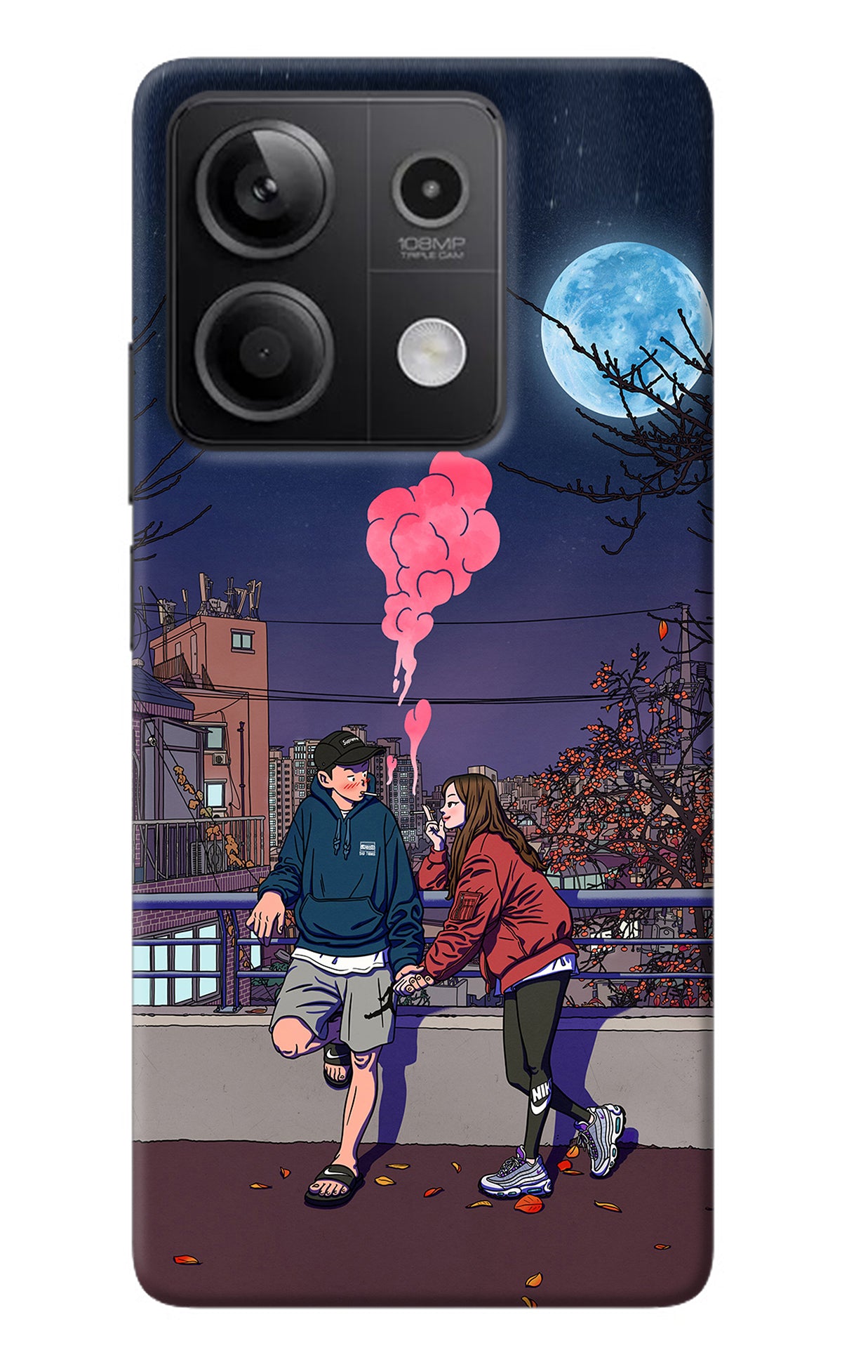 Chilling Couple Redmi Note 13 5G Back Cover