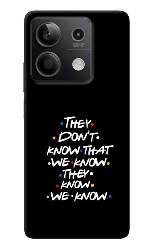 FRIENDS Dialogue Redmi Note 13 5G Back Cover