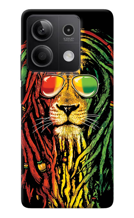 Rasta Lion Redmi Note 13 5G Back Cover