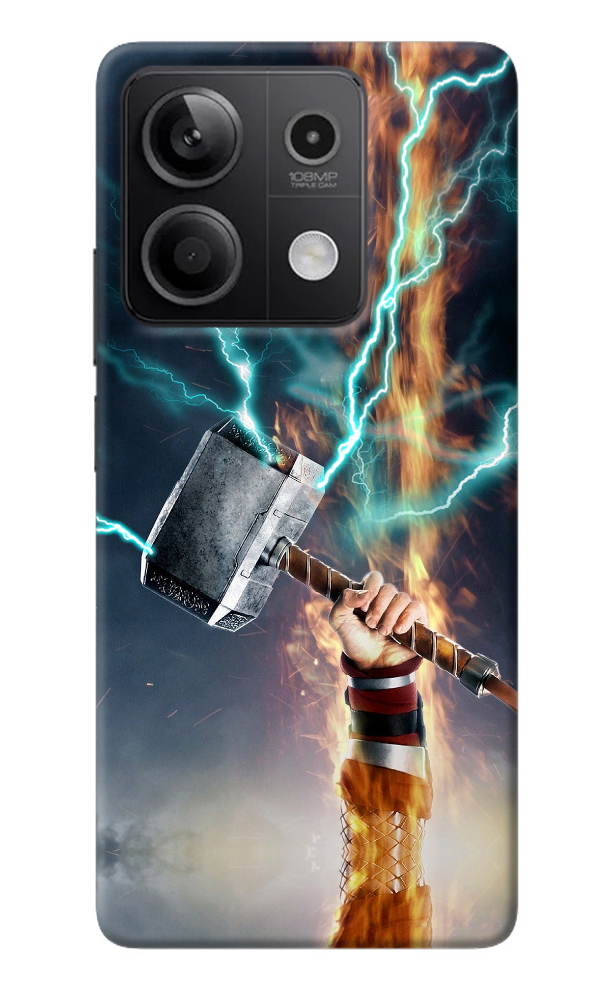 Thor Hammer Mjolnir Redmi Note 13 5G Back Cover