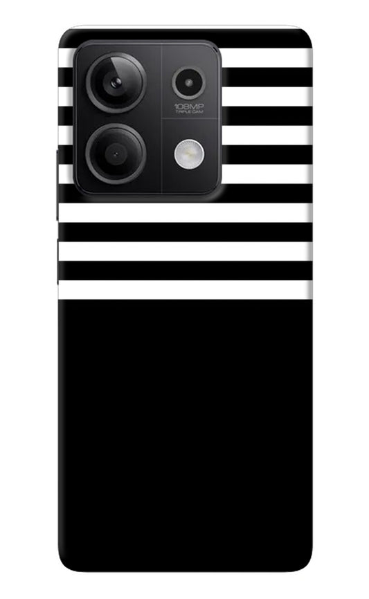 Black and White Print Redmi Note 13 5G Back Cover