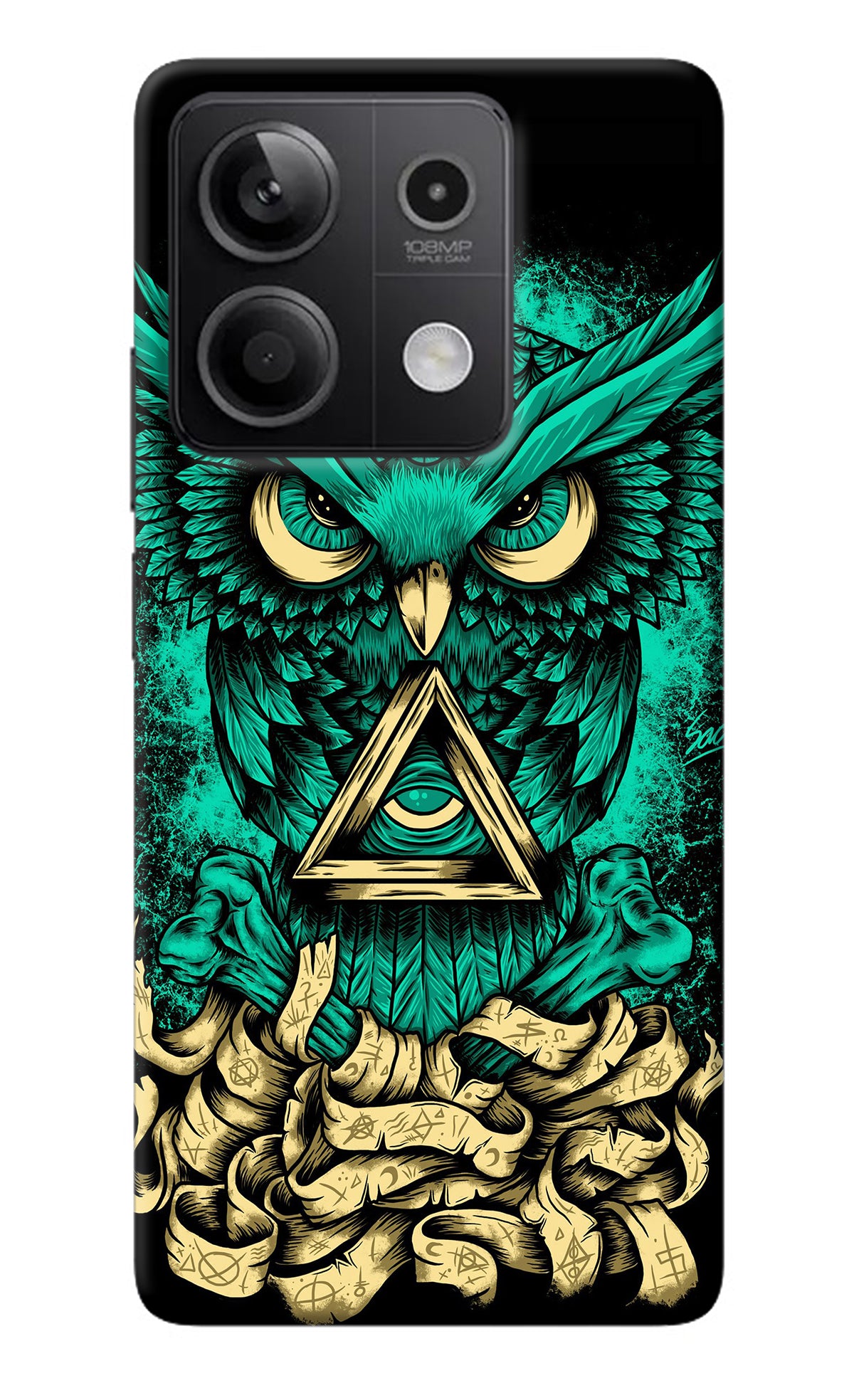 Green Owl Redmi Note 13 5G Back Cover